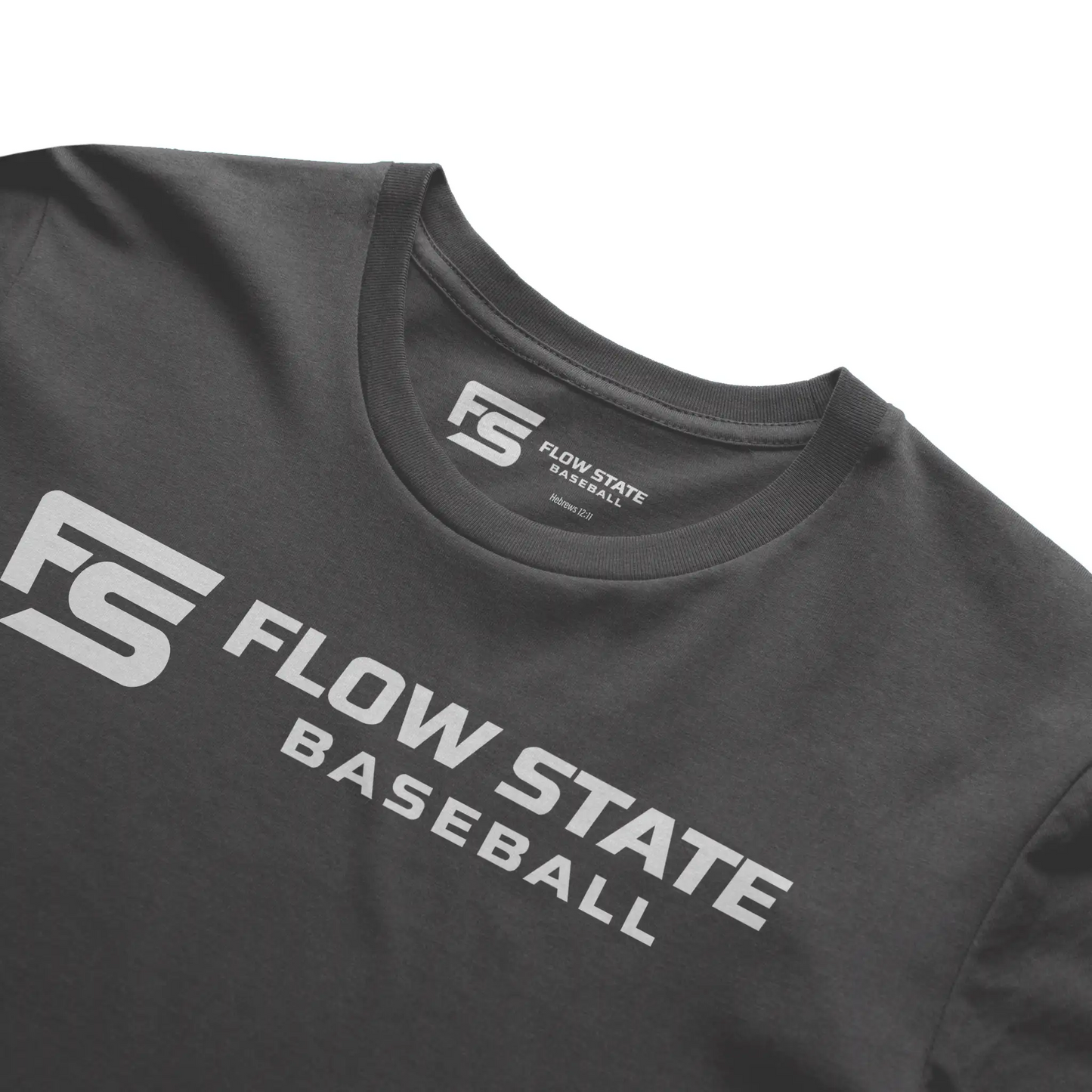Flow State Baseball Core Logo Tee – Premium Adult