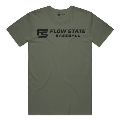 Flow State Baseball Youth Core Logo Tee