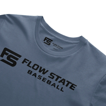 Flow State Baseball Youth Core Logo Tee
