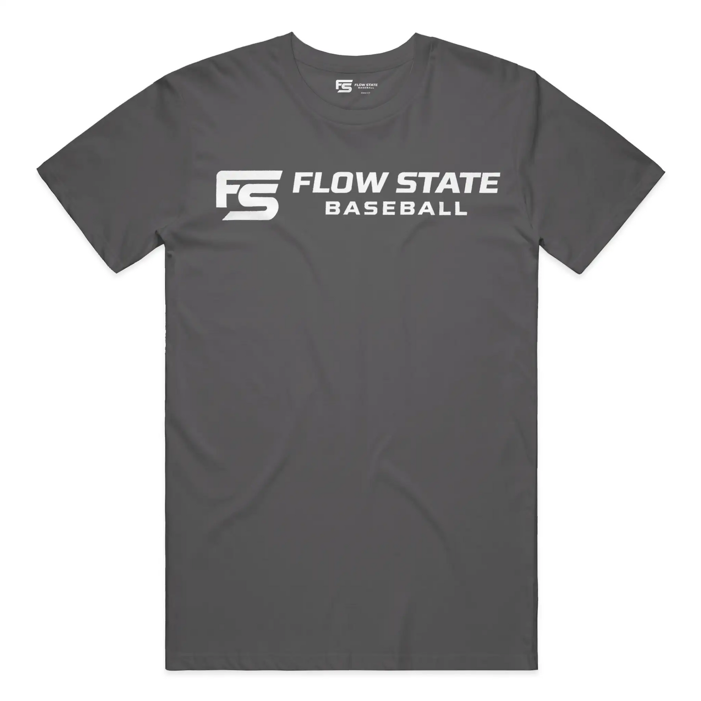 Flow State Baseball Core Logo Tee – Premium Adult 