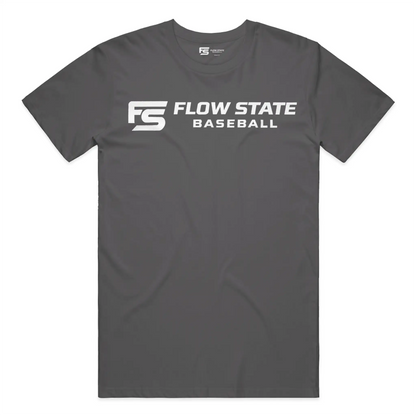 Flow State Baseball Core Logo Tee – Premium Adult 