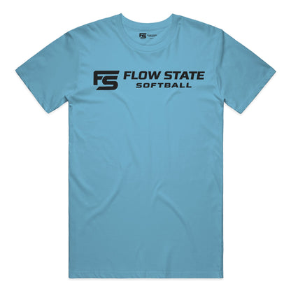 Flow State Softball Core Logo Tee