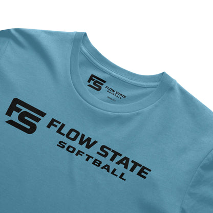 Flow State Softball Core Logo Tee