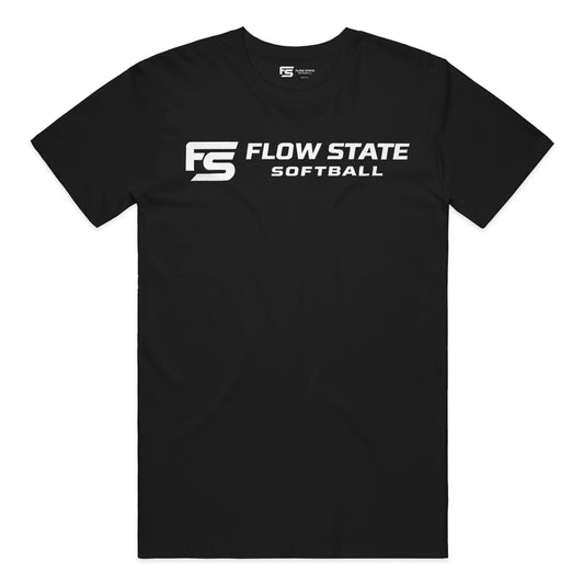 Flow State Softball Core Logo Tee